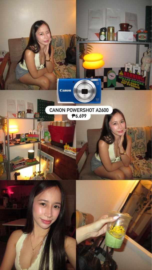 Canon, Sony Digital Camera (Category: Cameras) located in Manila. Submitted by decluttered_by.kisses (Listing ID 1469832114, Image 3). Description: 🎀 AVAILABLE DIGICAMS! 📸♡ ♡ Canon PowerShot SX610 HS — Black | ₱14,999 ♡ Canon PowerShot A810 — Silver | ₱5,499 ♡ Canon PowerShot ELPH 110 — Black | ₱7,699 ♡ Canon PowerShot A2500 — Black | ₱6,999 ♡ Canon PowerShot A2300 — Silver | ₱7,200 ♡ Sony Cyber-shot W550 — Silver | ₱6,999 ♡ Canon PowerShot A25