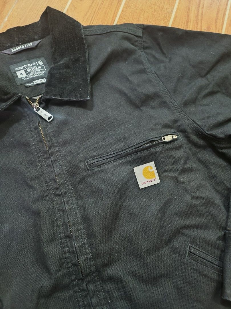 Carhartt Black Detroit Jacket Rugged Flex Size M (Category: Coats, Jackets and Outerwear) located in Manila. Submitted by juancho.ac (Listing ID 1469813533, Image 2). Description: Authentic Carhartt Detroit Rugged Flex Black Medium Money Dimes (22-27) Color Rate: 10/10 100% Authentic 💯 No hidden issues BRANDNEW CONDITION NOT THRIFTED .