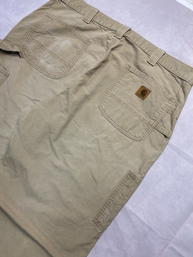 CARHARTT DUNGAREE FIT CARPENTER PANTS (Category: Activewear) located in Dasmarinas. Submitted by 2slickdeals_ (Listing ID 1469813197, Image 3). Description: SIZE 40x36 ON TAG 40 WAIST 15 THIGH 46 LENGTH 10 HEM ISSUE: PAINT STAINS. J&T / LALAMOVE / PICK UP!.