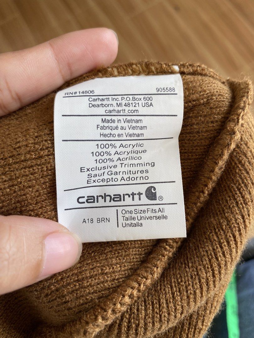 Carhartt Knit Camo Patch Beanie (Category: Beanies) located in Digos. Submitted by dessirie. (Listing ID 1469799609, Image 3). Description: Authentic from California Walk in buyers are always welcome!✨️ 📍Location: Lim extension,Digos City Davao Del Sur,beside the camilian sister’s reffered to as GREEN BOUTIQUE. 📦 We ship anywhere in the Philippines via J&T Express. ❌️No COD – Payment First Policy 📹 We offer video calls for transparency so you 