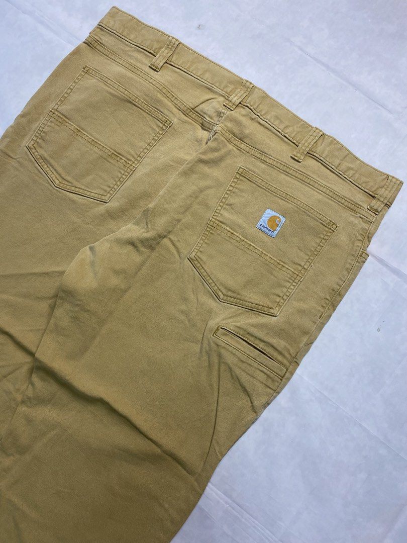CARHARTT RUGGED FLEX CANVAS 5 POCKET PANTS (Category: Activewear) located in Dasmarinas. Submitted by 2slickdeals_ (Listing ID 1469810569, Image 3). Description: SIZE 40x30 ON TAG 40 WAIST 13 THIGH 39 LENGTH 8.5 HEM NO ISSUE. J&T / LALAMOVE / PICK UP!.