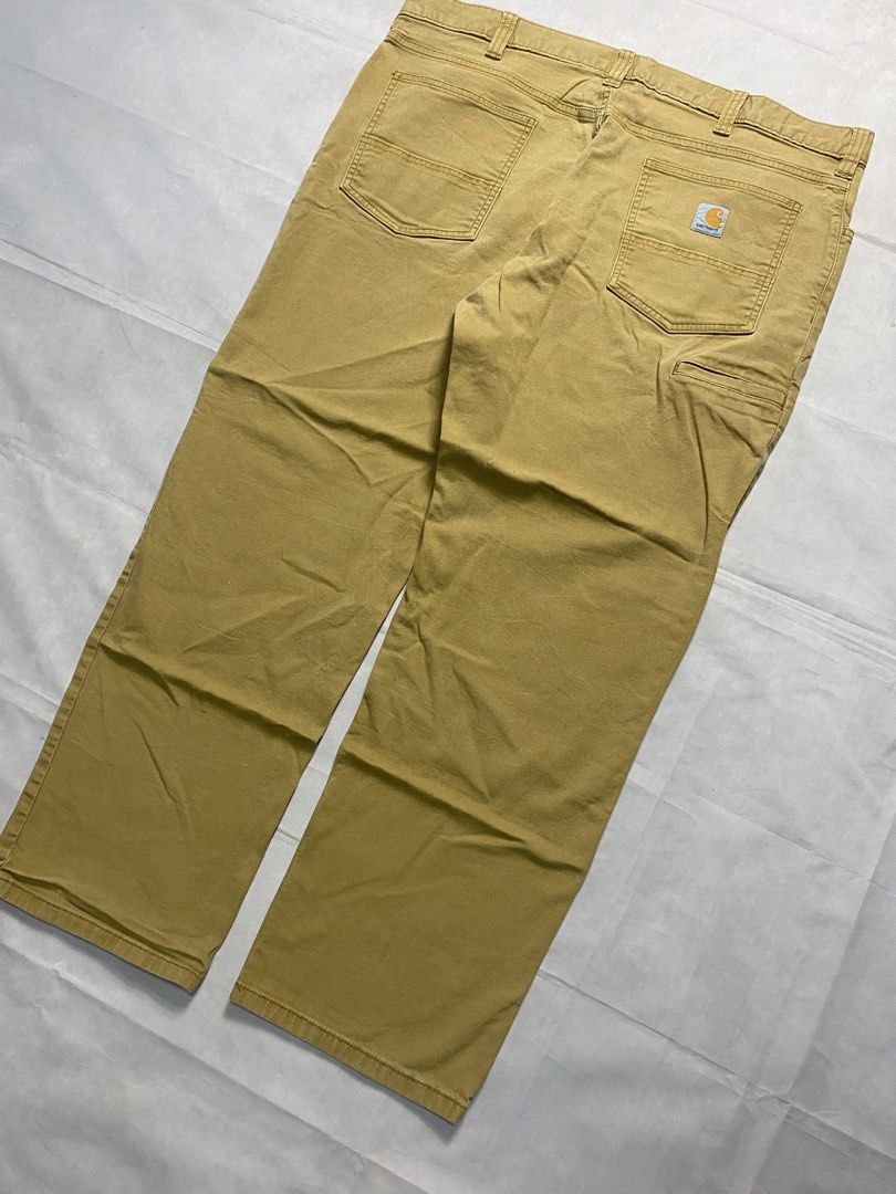 CARHARTT RUGGED FLEX CANVAS 5 POCKET PANTS (Category: Activewear) located in Dasmarinas. Submitted by 2slickdeals_ (Listing ID 1469810569, Image 2). Description: SIZE 40x30 ON TAG 40 WAIST 13 THIGH 39 LENGTH 8.5 HEM NO ISSUE. J&T / LALAMOVE / PICK UP!.