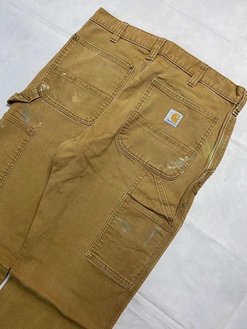 CARHARTT RUGGED FLEX CARPENTER PANTS (Category: Activewear) located in Dasmarinas. Submitted by 2slickdeals_ (Listing ID 1469812191, Image 3). Description: SIZE 32x34 ON TAG 32 WAIST 12 THIGH 42 LENGTH 9 HEM ISSUE: 1 SMALL HOLE, PAINT STAINS. J&T / LALAMOVE / PICK UP!.