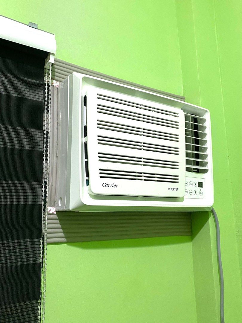 Carrier Window Type Inverter Air Conditioner with Remote (Category: Air Conditioning and Heating) located in Caloocan City. Submitted by bibyanieee (Listing ID 1469779647, Image 3). Description: Brand: Carrier Model: WCARH009EEVC2 Capacity: 1HP -Purchased: 2024 -Still under warranty -Complete with receipt and warranty card -No issues, fully functional -Mabilis lumamig -Tipid sa kuryente -Well-maintained 📌 Reason for selling: Decluttering 📍Locat