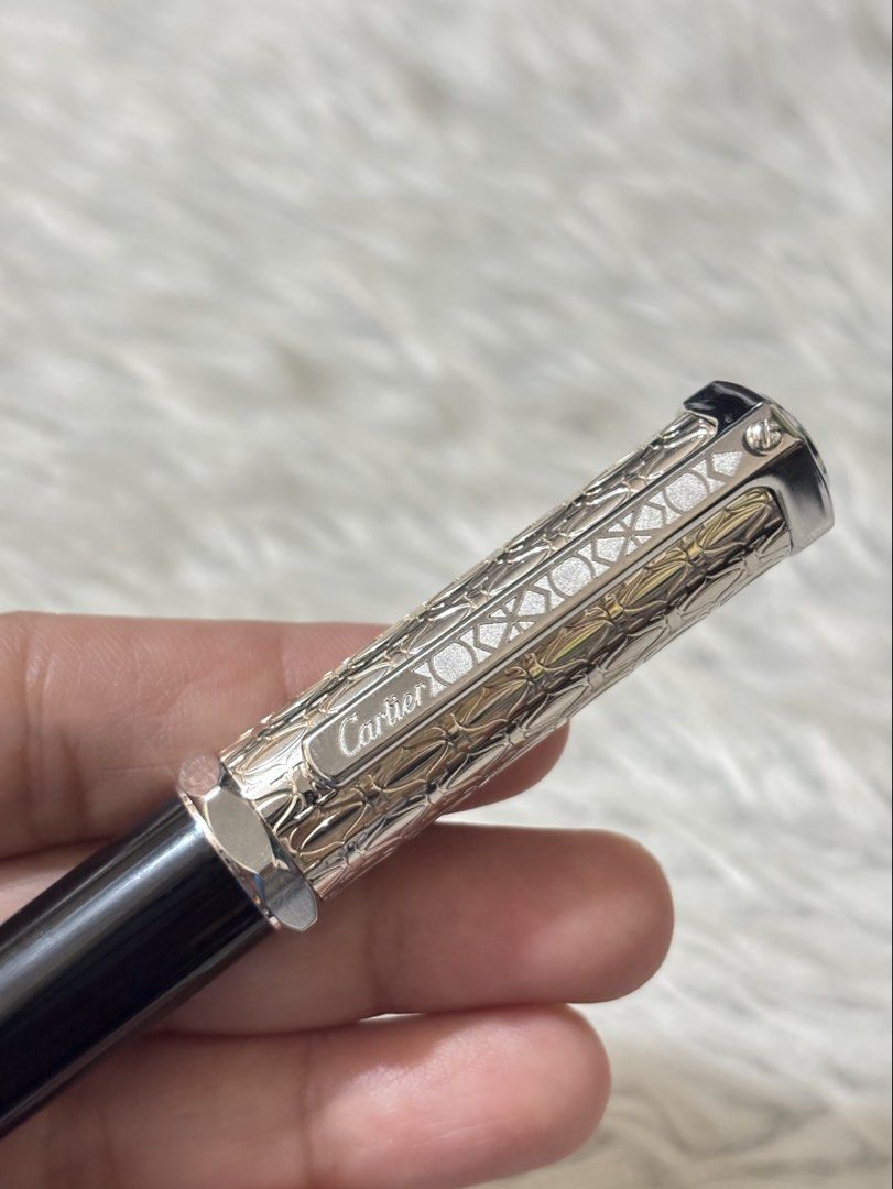 Cartier Santos Ballpoint Pen (Category: Other Stationery & Craft) located in Paranaque City. Submitted by dalle_closet (Listing ID 1469882543, Image 3). Description: blue ink pen only. no box.
