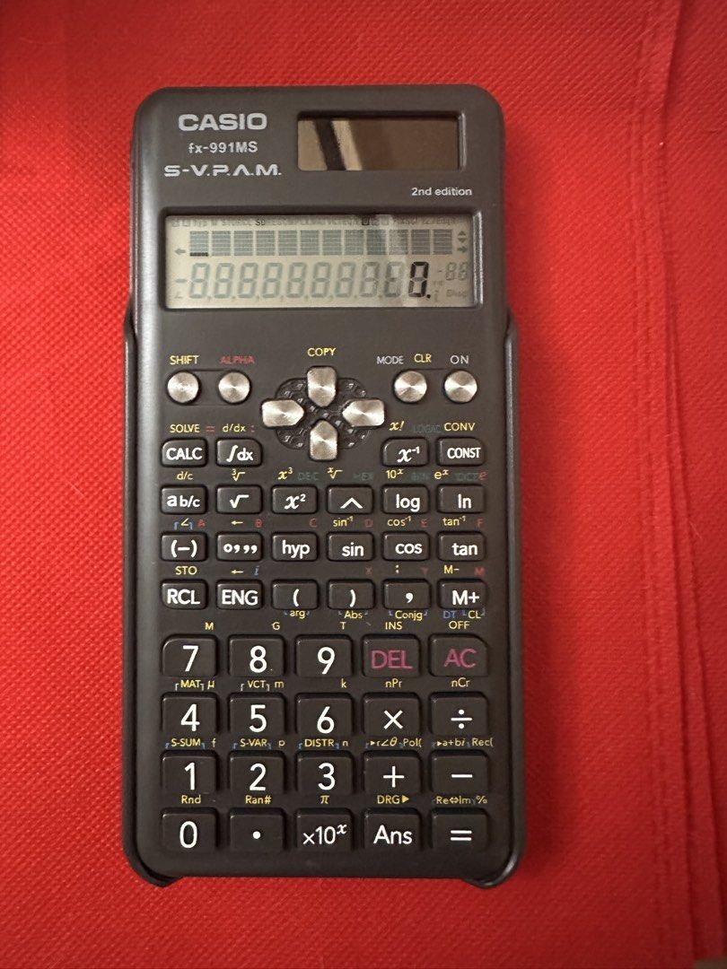 Casio fx-991MS 2nd Edition Scientific Calculator (Category: Office & Business Technology) located in Manila. Submitted by swiftfire_5283dd (Listing ID 1469786904, Image 3). Description: casio fx911MS never pa nagamit brand new naka tambak na lang 720 Quezon city pick up or lalamove.