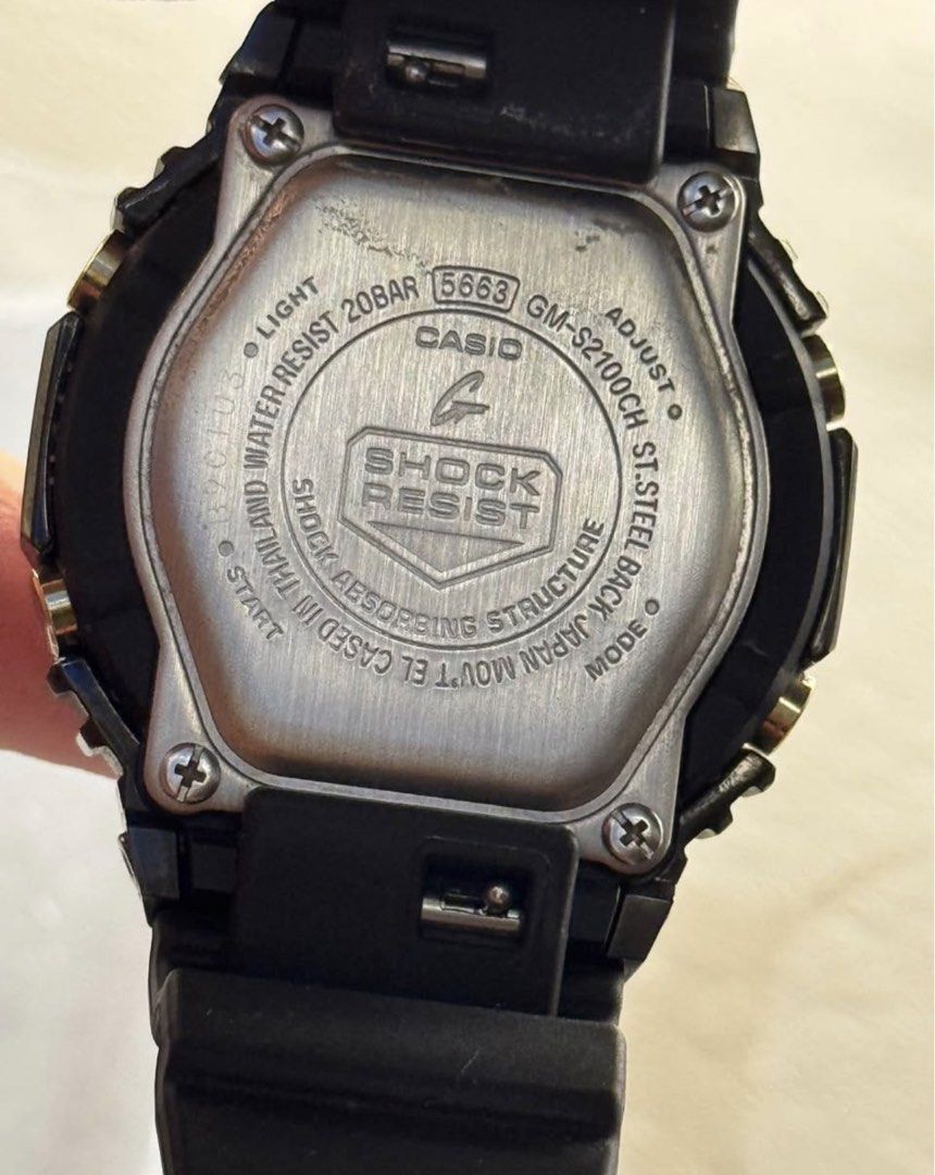 Casio G-Shock Digital Analog Rubber Strap Watch GM-S2100CH-1A (Category: Women's Watches) located in Angeles City. Submitted by ruthsbounty (Listing ID 1469934753, Image 3). Description: Decluttering, bought for almost ₱12k Still in excellent condition Comes complete MOP: Gcash, BPI, or SB.