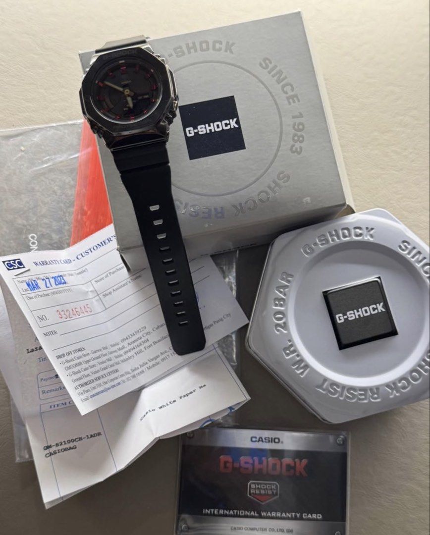 Casio G-Shock Digital Analog Rubber Strap Watch GM-S2100CH-1A (Category: Women's Watches) located in Angeles City. Submitted by ruthsbounty (Listing ID 1469934753, Image 2). Description: Decluttering, bought for almost ₱12k Still in excellent condition Comes complete MOP: Gcash, BPI, or SB.