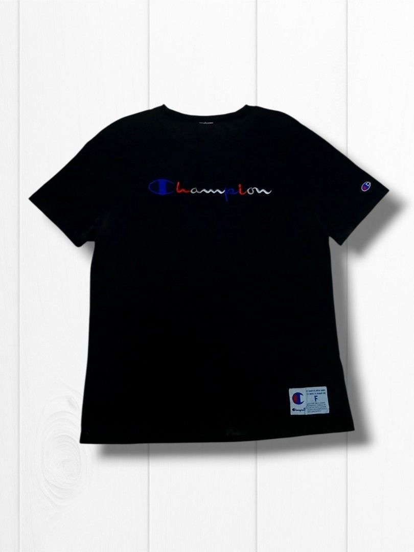 Champion Black T-Shirt I Tee (Category: Tshirts & Polo Shirts ) located in Aguinaldo. Submitted by ukayandthrift (Listing ID 1469821727, Image 1). Description: .