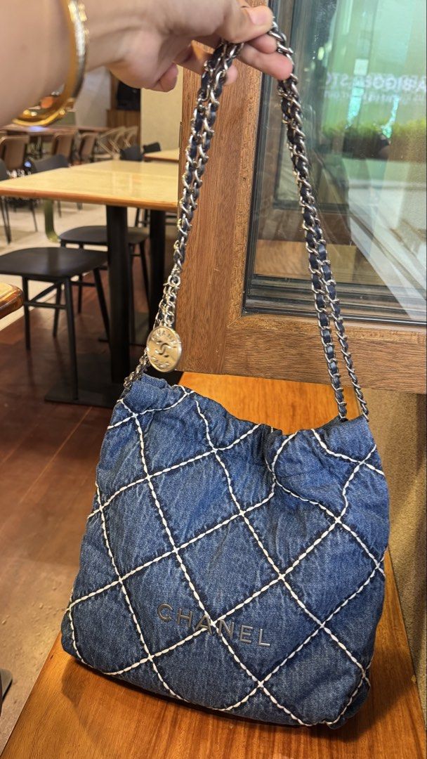Chanel 22 Denkm Quilted (Category: Luxury Bags & Wallets) located in Taguig. Submitted by soranghae.co (Listing ID 1469912974, Image 2). Description: Japan preloved with dustbag with pouch no flaws.