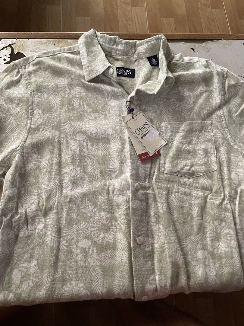 Chaps Men's Sea Grass Floral Polo (Category: Tshirts & Polo Shirts ) located in Malungon. Submitted by maxxyyy1 (Listing ID 1469829680, Image 1). Description: Polo Shirt Chaps Brand New Size Medium! .