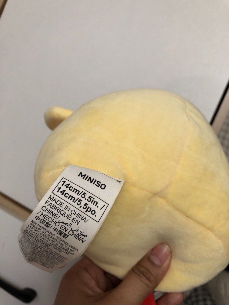 Chicken Small Plushie Miniso Toy (Category: Plushies & Soft Toys) located in Pateros City. Submitted by downsizin (Listing ID 1469770426, Image 3). Description: .