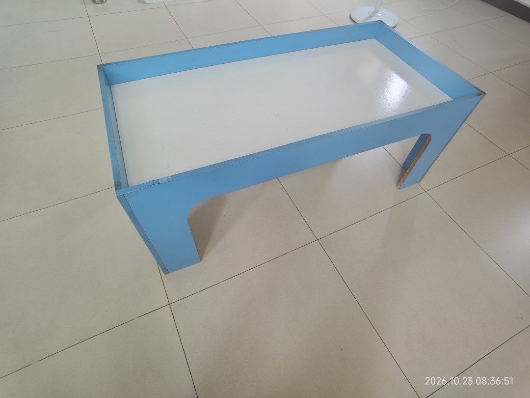 Children's Sandcastle Play Table (Category: Tables & Sets) located in Quezon City. Submitted by rickybobby100 (Listing ID 1469867188, Image 1). Description: Children's Sandcastle Play Table Length 120cm Width 60cm Height 48cm Used but very good condition Decluttering PHP 1,000 fixed price Pickup QC near Robinsons Magnolia.