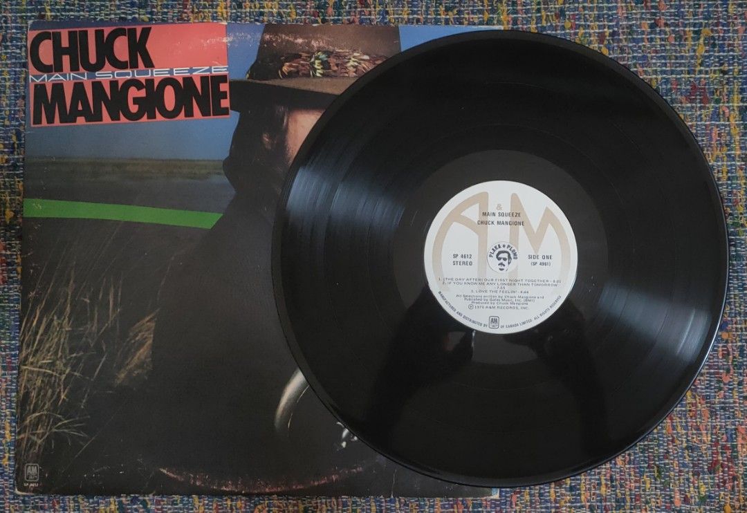 Chuck Mangione - Main Squeeze LP Vinyl Record (Category: Vinyls) located in Quezon City. Submitted by plaka.o.plomo (Listing ID 1469831356, Image 3). Description: Artist(s) : Chuck Mangione Album : Main Squeeze Year : 1976 Media : VG+ Color : Black Sleeve : VG+ No. : 1x Vinyl Size : 12" RPM : 33 Country : Canada Catalog No. : SP 4612 Tracklist : - Side One 1. (The Day After) Our First Night Together 8:01 2. If You Know Me Any Longer Than Tomorrow