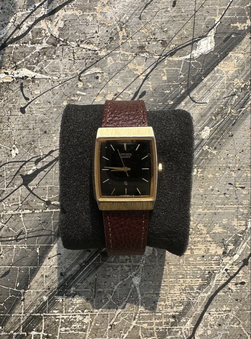 Citizen Quartz tank (Category: Men's Watches) located in Manila. Submitted by alenlibuna34716 (Listing ID 1469941187, Image 1). Description: Citizen Quartz tank Price: 3000 only (nego for sure buyer) Details & Specs: • 36 mm • Original Citizen Machine • Aftermarket Strap • Personal Warranty card for 2 months •Service and new battery •8/10 Ready to wear Shipping: J&T / LBC (COD or COP) available Location Tarlac City and Lapaz Tarlac for meet up A 