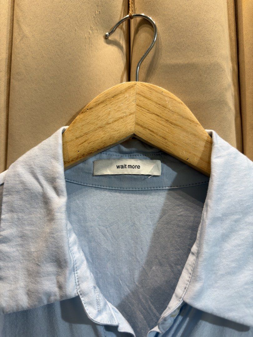 CLASSIC BUTTON-UP SHIRT (Category: Longsleeves) located in Manila. Submitted by glamstylemnl (Listing ID 1469913875, Image 2). Description: ♡ SIZE: XL ♡ BUST: 42 ♡ Swipe left to see the actual color & details ♡ point collar, single chest pocket, curved hem ♡ HQ • 10/10 ♡ Ready to wear 👚.