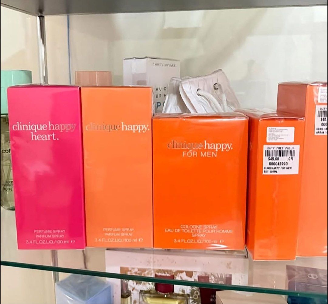 Clinique Happy (Category: Fragrance & Deodorants) located in Bacoor. Submitted by jandeeee (Listing ID 1469761068, Image 2). Description: 3,800 each any variant .