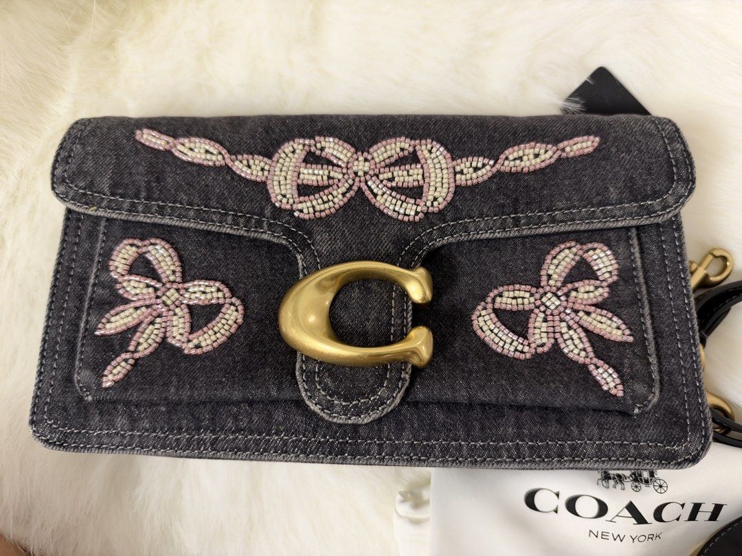 Coach Tabby Shoulder Bag 26 With Beaded Bows (Category: Luxury Bags & Wallets) located in Manila. Submitted by lieannecde (Listing ID 1469930038, Image 2). Description: .