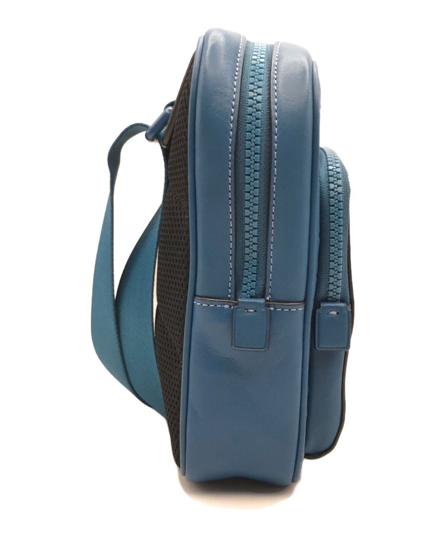 Coach Track Pack 14 Emboss Signature Small Body shoulderBag Blue, Women ...