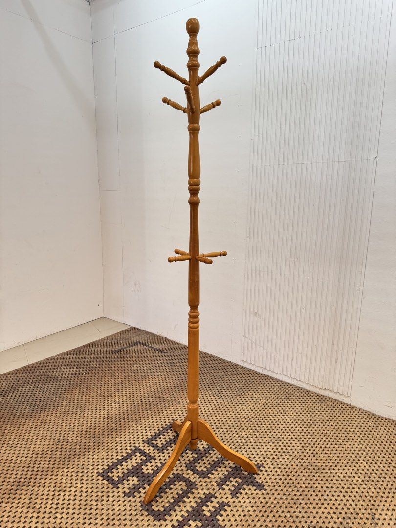 Coat rack (Category: Coats, Jackets and Outerwear) located in Quezon City. Submitted by matetdevis13 (Listing ID 1469779843, Image 3). Description: Wooden Coat and Hat Rack Price: 3,500 20.5 x 72 In good condition Code JMD5-M141.