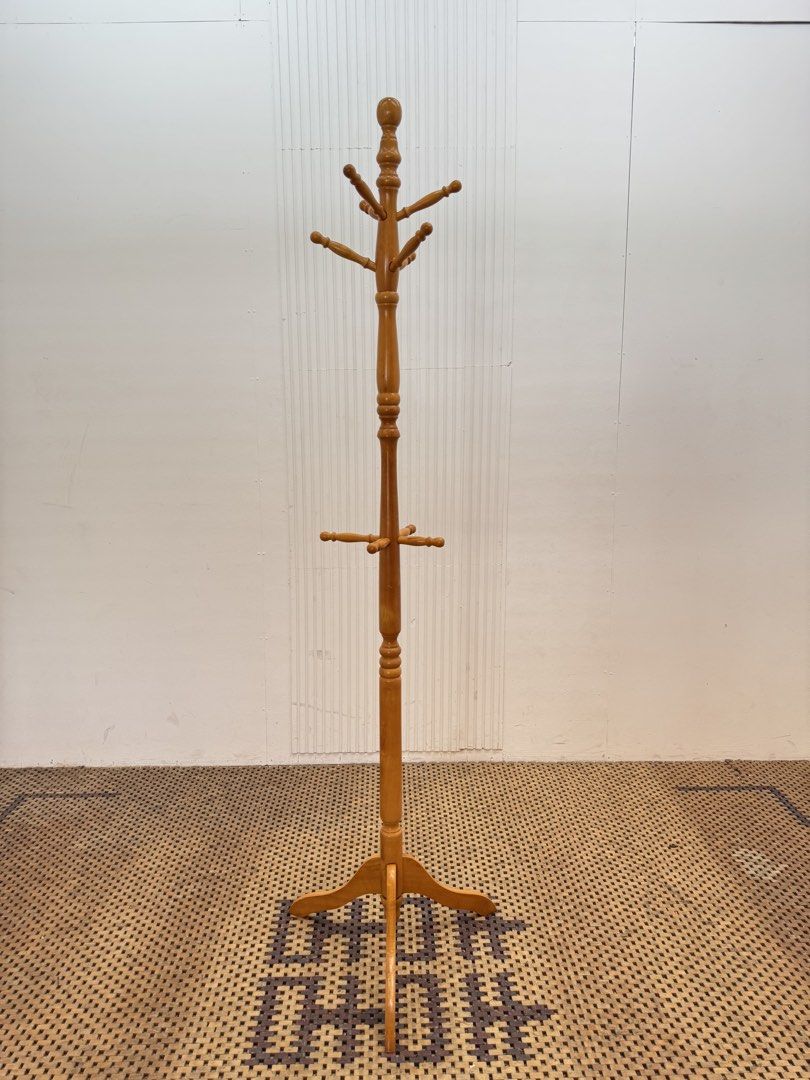 Coat rack (Category: Coats, Jackets and Outerwear) located in Quezon City. Submitted by matetdevis13 (Listing ID 1469779843, Image 1). Description: Wooden Coat and Hat Rack Price: 3,500 20.5 x 72 In good condition Code JMD5-M141.