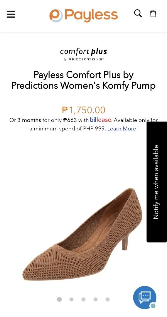 Payless Comfort Plus Brown Knit Pointed Toe Heels Size 8 (Category: Heels) located in Quezon City. Submitted by curatedbymissgee (Listing ID 1469825583, Image 2). Description: ✨ Comfort Plus Pointed-Toe Heels – Neutral Brown | Size 8 - Brand: Comfort Plus - Size: US 8 (stamped on soles) - Color: Versatile neutral brown - Material: Breathable knit fabric with soft jersey lining - Design: Sleek pointed toe with slim, wrapped heels - Comfort: Cushio