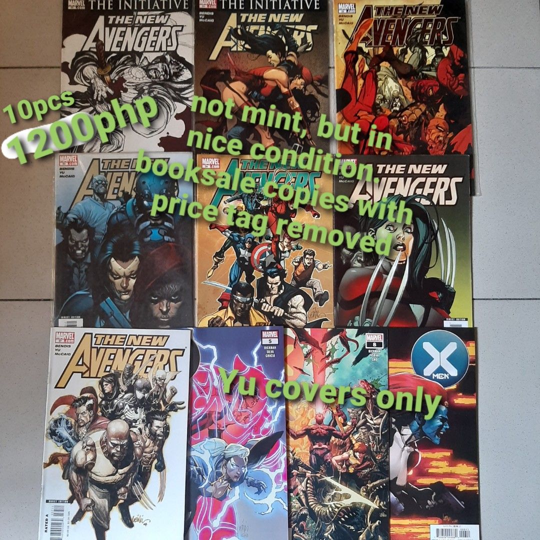 Comics new avengers x-men Leinil yu (Category: Comics & Manga) located in Manila. Submitted by dok.spekter--richard-ramirez-- (Listing ID 1469797499, Image 2). Description: Available. • GCASH ONLY • LALAMOVE ONLY. NO COD CASH on Meetups depending on schedule: • Waltermart Munoz FPJ/Roosevelt LRT station • SM North • Savemore West Ave corner Edsa. Leinil yu xmen Vintage Bendis marvel comics.
