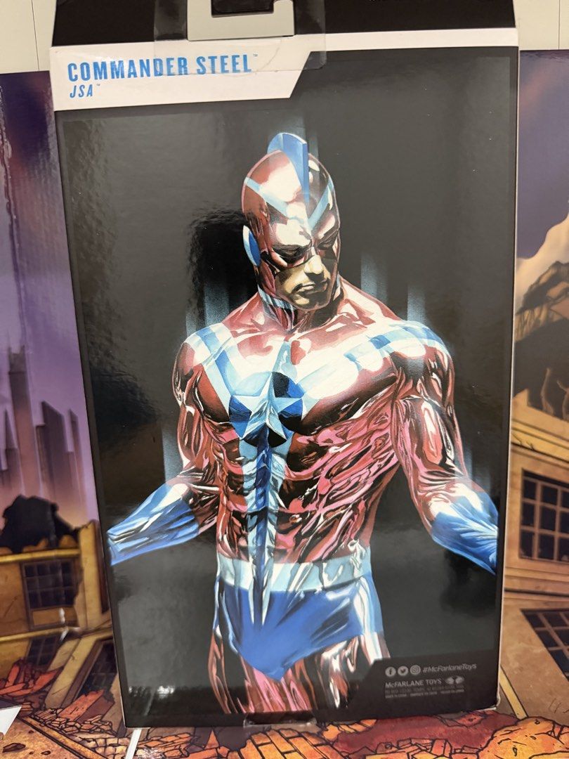 (BIB) Commander Steel Mcfarlane Toys DC Multiverse (Category: Figurines & Statues) located in Butuan. Submitted by waynecollects (Listing ID 1469790611, Image 2). Description: ‼️ MINDANAO ‼️ BIB (Back in Box) Good condition Complete accessories Item was displayed only Price negotiable.