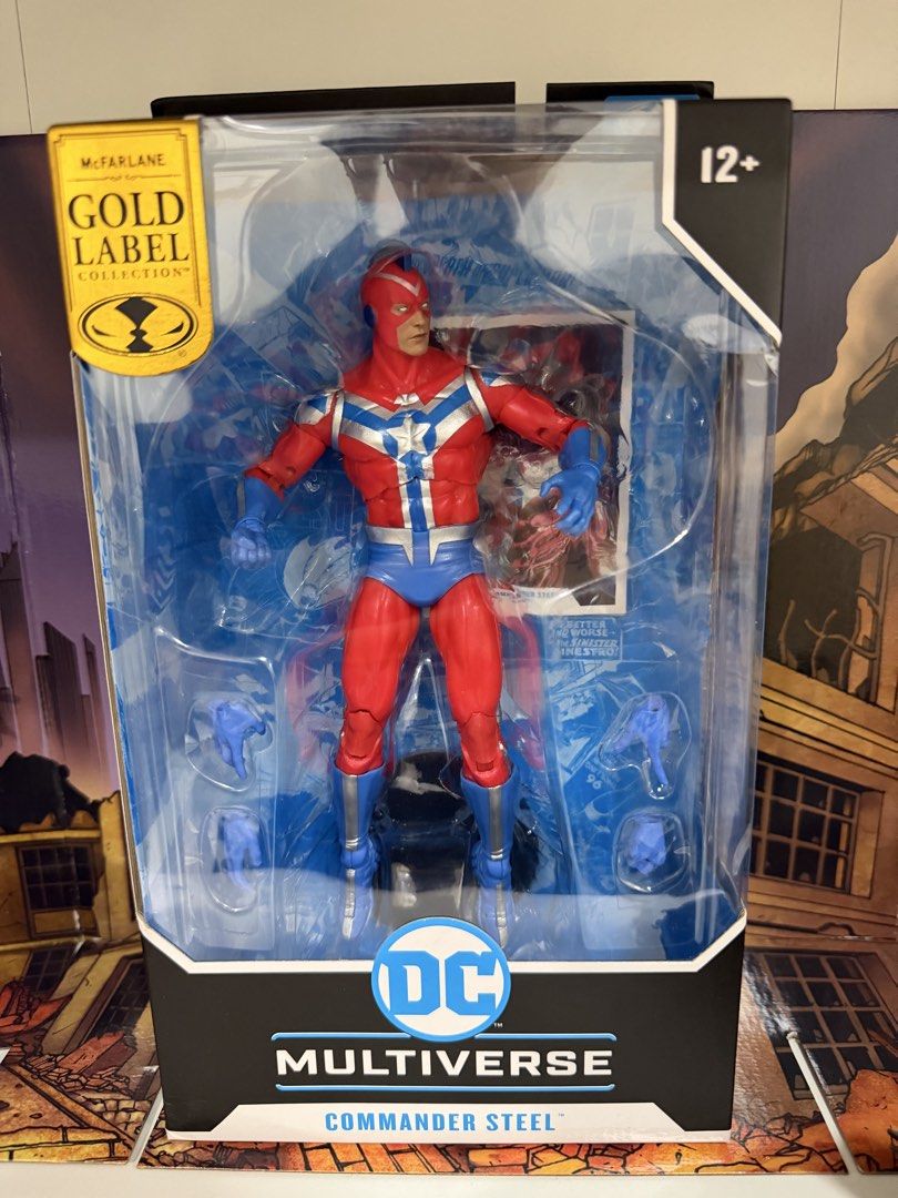 (BIB) Commander Steel Mcfarlane Toys DC Multiverse (Category: Figurines & Statues) located in Butuan. Submitted by waynecollects (Listing ID 1469790611, Image 1). Description: ‼️ MINDANAO ‼️ BIB (Back in Box) Good condition Complete accessories Item was displayed only Price negotiable.