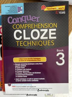 How to score synthesis and comprehension cloze, Hobbies & Lifestyle ...