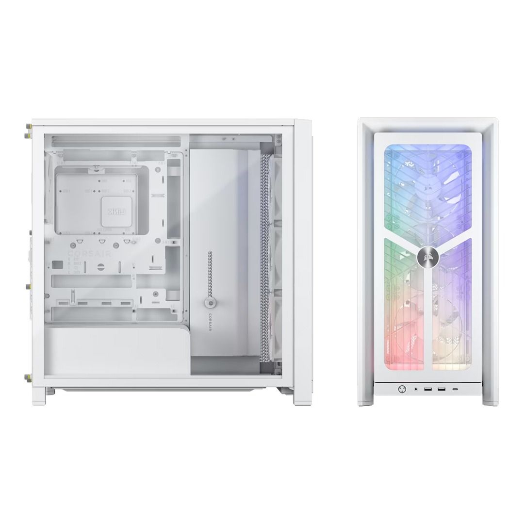 CORSAIR FRAME 4000X RS Mid-Tower PC Case - Black / White, Computers ...
