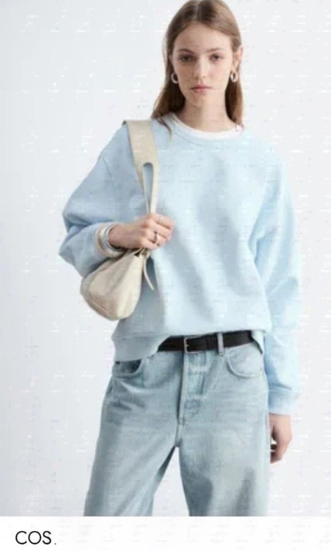 COS Light Knit Baby Blue Top (Category: Longsleeves) located in Quezon City. Submitted by chph2nd (Listing ID 1469763289, Image 3). Description: XS on tag but runs very big. can fit up to xl. super stretchy..
