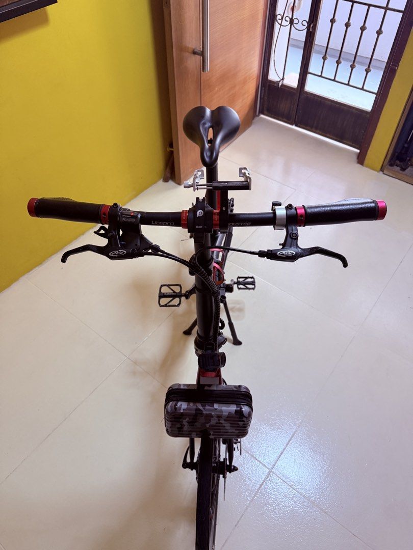Crius Folding Bike Litepro Aero Tiagra 10 Speed, Sports Equipment ...