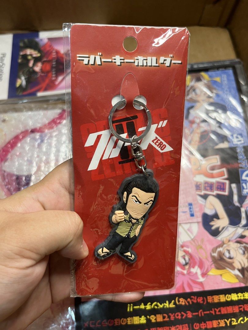Crows Zero II Takiya Tamao Rubber Keychain (Category: Character Goods) located in Gapan. Submitted by lunashop14 (Listing ID 1469800222, Image 1). Description: - Official Crows Zero II merchandise featuring Takiya Tamao - Manufactured by Dive Toys Wholesale Store (2009) - Brand new, unopened, and sealed in original plastic - Comes with a red backing card with Japanese text - Includes durable metal split ring and lobster clasp attachments.