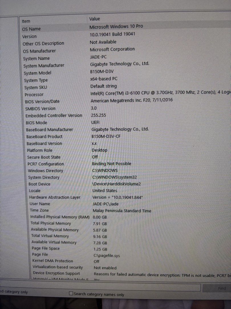 Unique Computer Gadgets Custom Desktop PC i3-6100 8GB RAM Windows 10 Pro, Computers & Tech ...