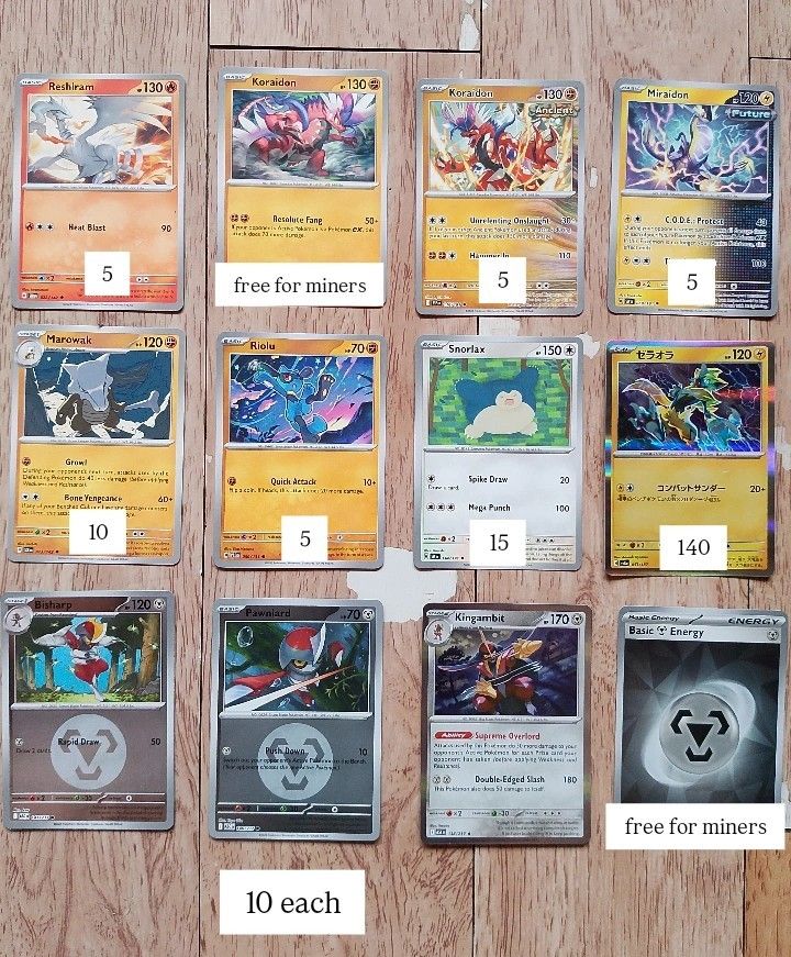 Cute Pokèmon Cards (Category: Trading Cards Accessories) located in Manila. Submitted by kaicams17 (Listing ID 1469770060, Image 2). Description: MOP: Gcash/Maribank/Gotyme MOD: J&T/LBC/Lalamove Can also do meetups around Taytay Rizal! 🤍.