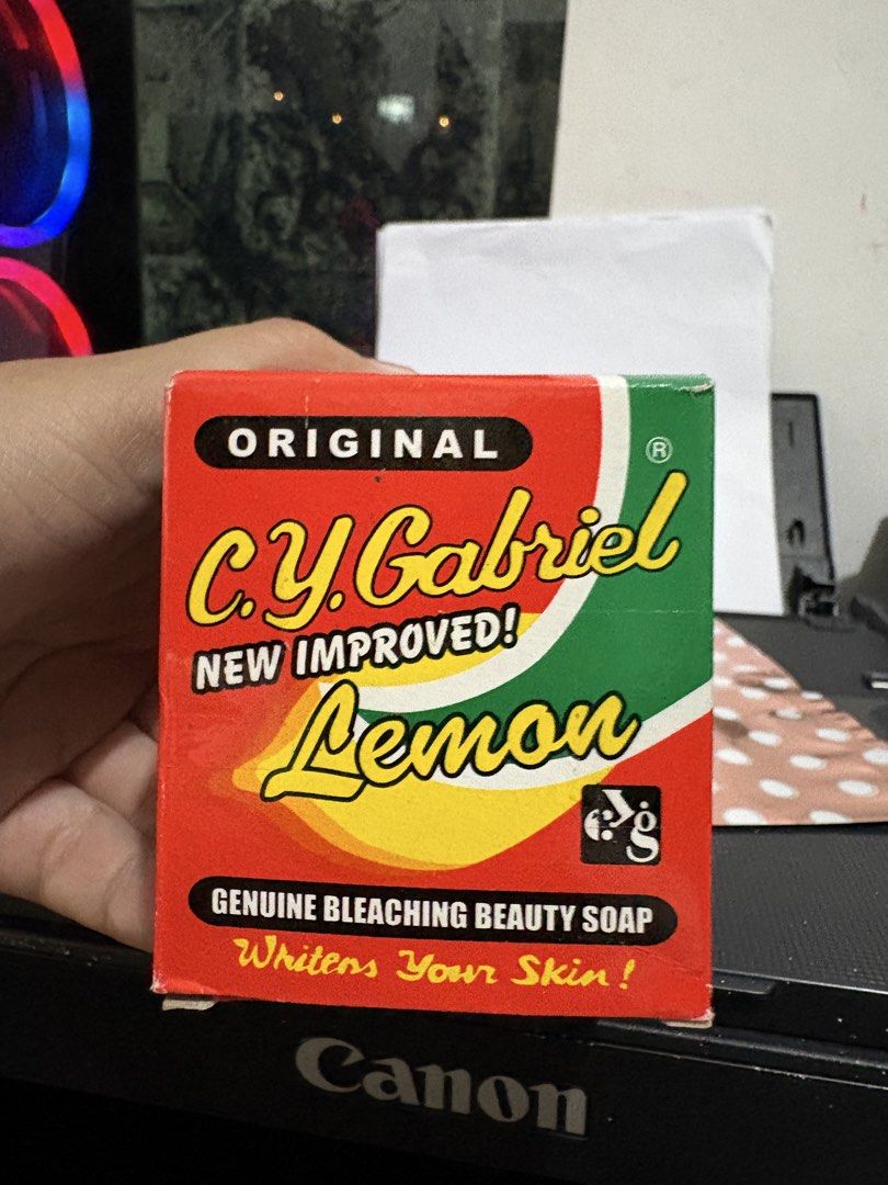 CY GABRIEL LEMON 60 GRAMS X 5 (Category: Bath) located in Las Pinas. Submitted by tintindahan (Listing ID 1469892188, Image 1). Description: CY GABRIEL LEMON 60 GRAMS X 5 PLUS SF .