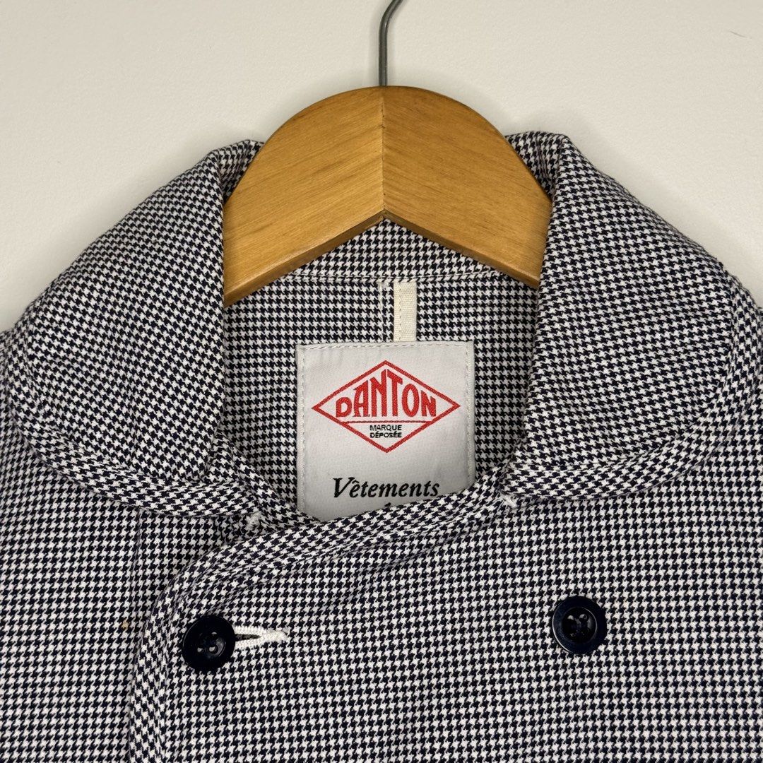 Danton Double Breasted Jacket (Category: Coats, Jackets and Outerwear) located in Manila. Submitted by saintjohnn (Listing ID 1469831870, Image 3). Description: Danton Double Breasted Jacket Length: 23" Width: 18" Sleeve Length: 24" Size: .