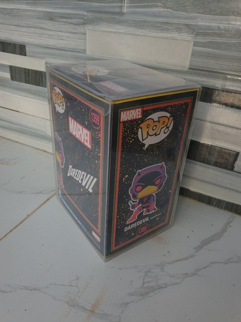 Daredevil Shadowland Funko Pop (Category: Figurines & Statues) located in Bani. Submitted by thriftmaggots.ph (Listing ID 1469945440, Image 2). Description: Daredevil Shadowland 750php + Shipping fee No issue Payment first Pass to cod/cop Free to vouch for safetry transaction Location Pangasinan, Luzon Can ship nationwide.