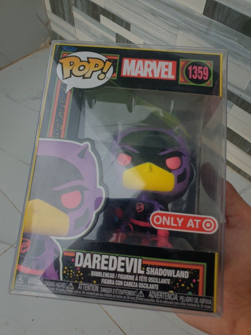 Daredevil Shadowland Funko Pop (Category: Figurines & Statues) located in Bani. Submitted by thriftmaggots.ph (Listing ID 1469945440, Image 3). Description: Daredevil Shadowland 750php + Shipping fee No issue Payment first Pass to cod/cop Free to vouch for safetry transaction Location Pangasinan, Luzon Can ship nationwide.