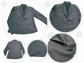 Dark Grey Blazer, Women's Fashion, Coats, Jackets and Outerwear on ...