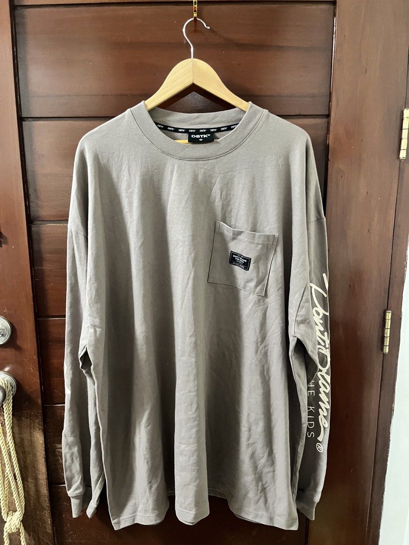 DBTK cursive tee longsleeves shirt plus size xxl (Category: Tshirts & Polo Shirts ) located in Manila. Submitted by all.love.thrift.shop.v2 (Listing ID 1469894999, Image 2). Description: For sale! Dbtk cursive script tee Size xxl Brand new, just washed ₱899 + sf As is, No return No exchange No refund Color may vary due to lighting All items are cleaned before shipping Payment first via gcash/maya/gotyme/maribank bank transfer 💰 Ship via LBC/J&T/