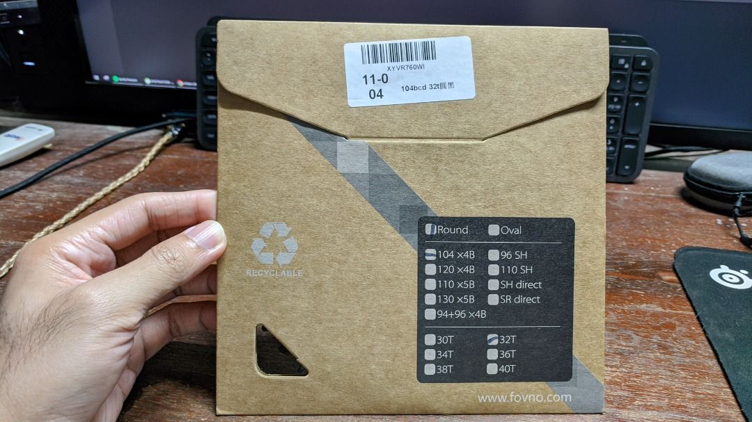 Deckas 104BCD 32T Black MTB Chainring (Category: Bicycles) located in Manila. Submitted by rvnebon_ (Listing ID 1469925484, Image 2). Description: 📍 Limay, Bataan • Brand New • Narrow-wide • RFS: Decluttering.