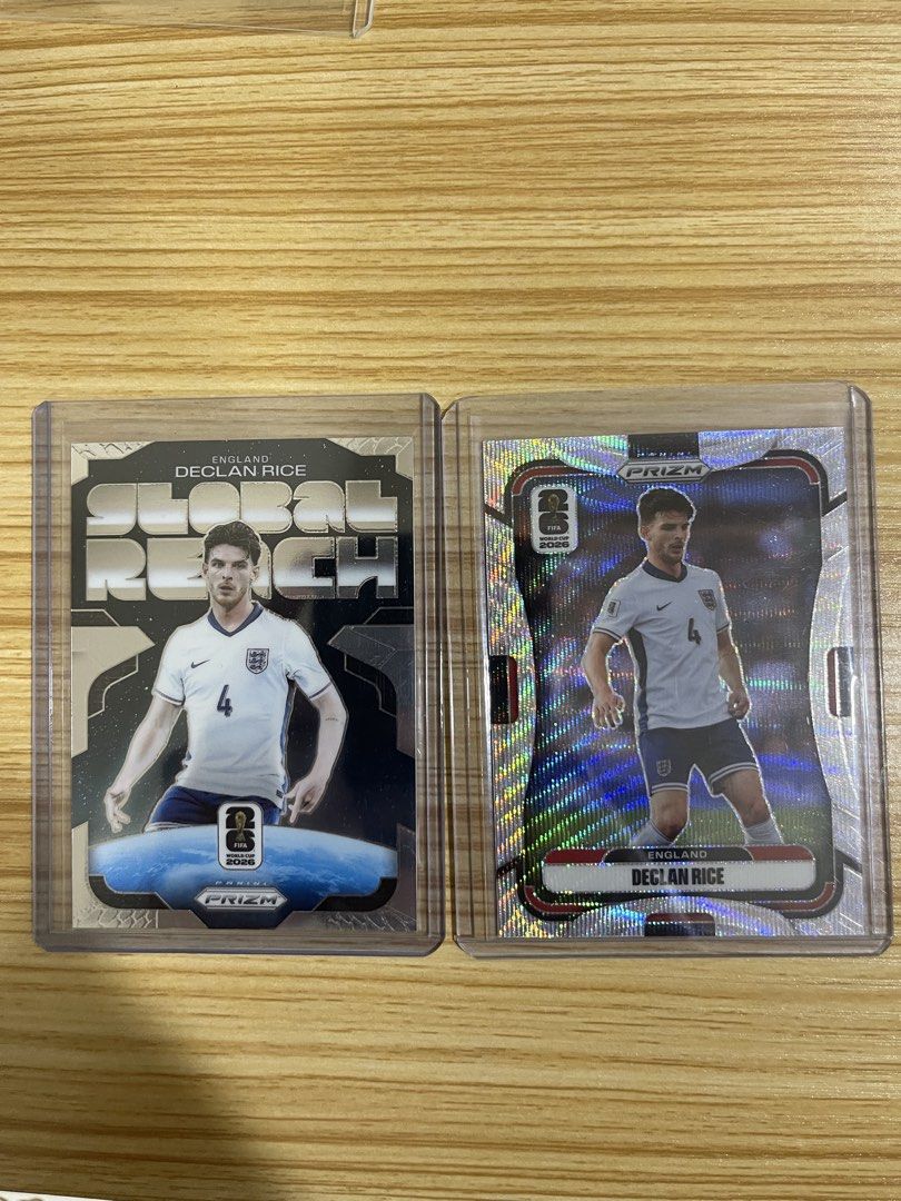 Declan Rice World Cup Lot, Toys & Collectibles, Trading Cards, Raw ...
