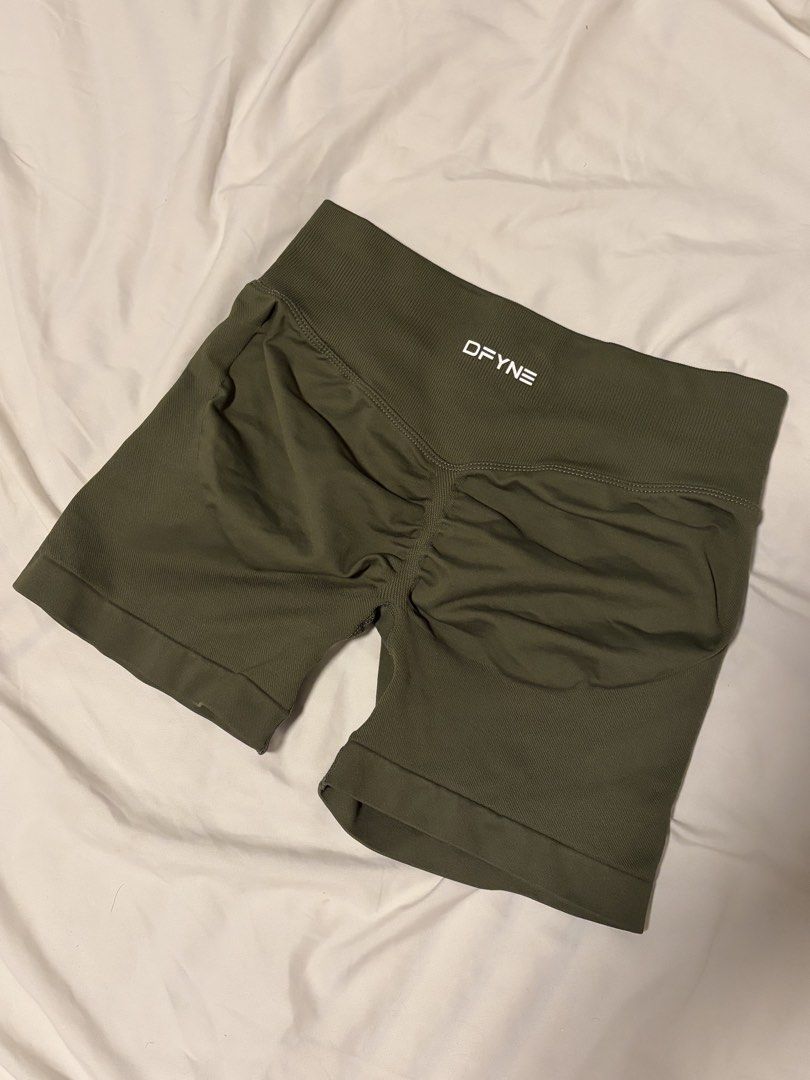 DFYNE Olive Green Athletic Shorts Size Small (Category: Shorts) located in Manila. Submitted by rellasoli (Listing ID 1469862379, Image 1). Description: PLEASE READ ♡ * All items are sold as is. * Please manage your expectations. * No returns, refunds, or exchanges for change of mind. * Review photos and descriptions before purchasing. * Feel free to ask for more details. * All sales are final, subject to buyer protection policies. RFS: Declutter