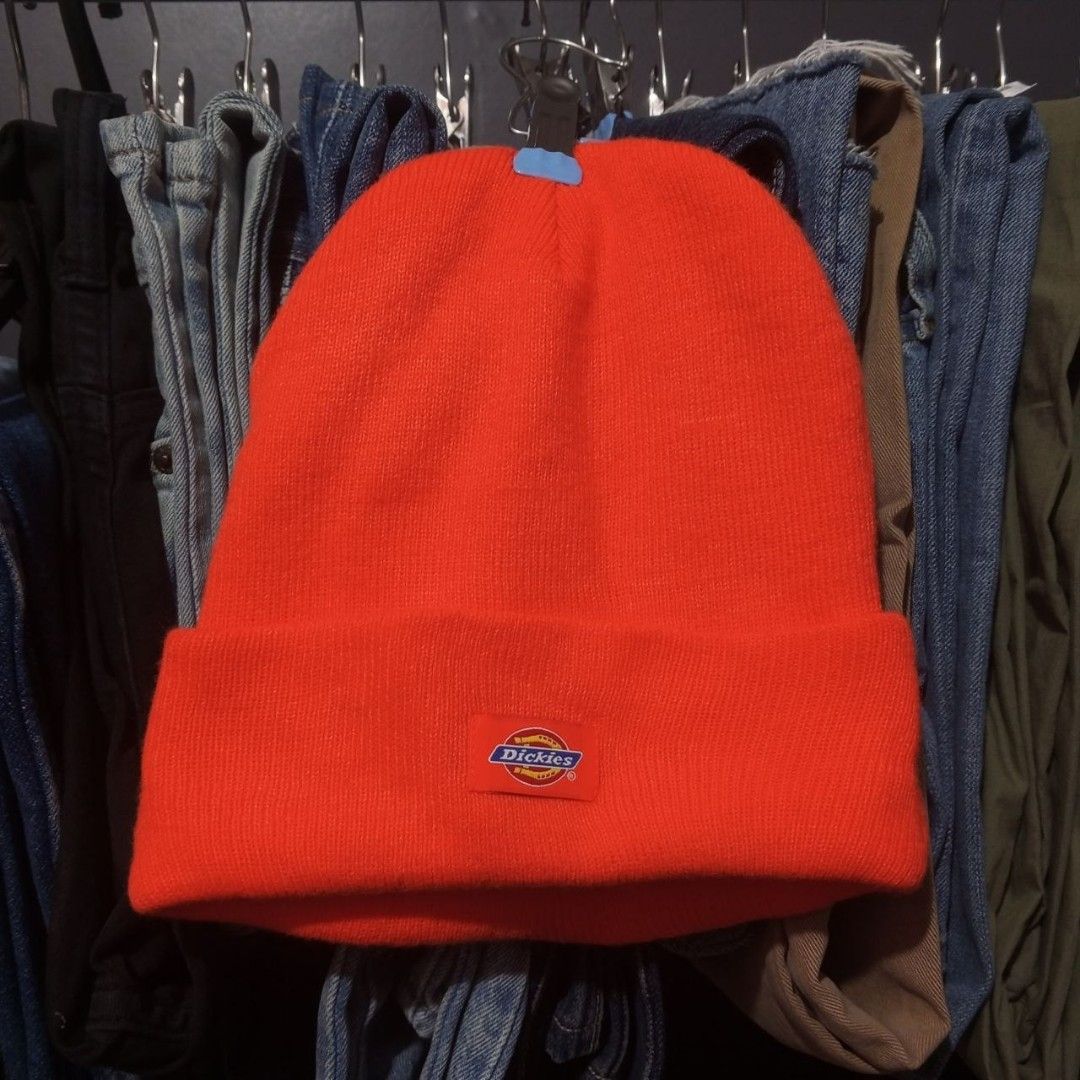 Dickies Neon orange beanie (Category: Beanies) located in Cabuyao City. Submitted by o.gl.athrift (Listing ID 1469906012, Image 1). Description: Dickies Neon orange beanie *Fresh from bale *100% acrylic * Manufactured in China One Size fits all adult Excellent condition 9.5/10 color rate Mine: 349+sf.