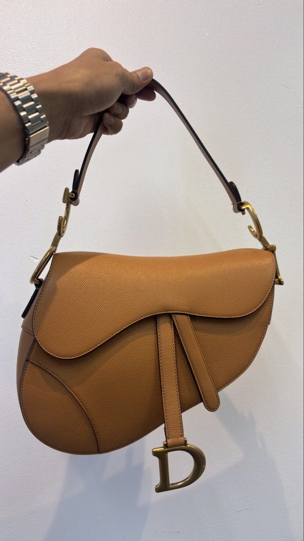 DIOT SADDLE MEDIUM GOLDEN CAMELLO BAG (Category: Luxury Bags & Wallets) located in Taguig. Submitted by shoppersluxe2394 (Listing ID 1469827086, Image 2). Description: .