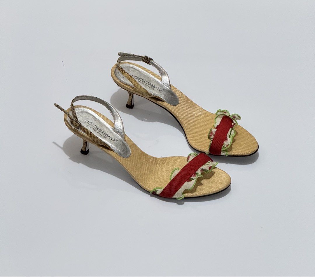 Dolce&Gabbana heels (Category: Heels) located in Quezon City. Submitted by byuklph (Listing ID 1469928174, Image 2). Description: Authentic 💯 Size38/25cm✨ Excellent condition .