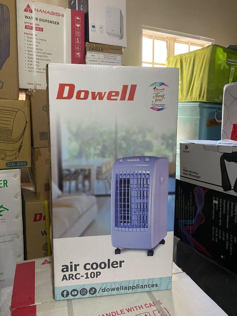 Dowell Air Cooler (Category: Air Conditioning and Heating) located in Quezon City. Submitted by jsphnrm (Listing ID 1469823176, Image 1). Description: Stay cool without breaking the bank! haha - Brand New - portable and space saving design - perfect for home or office use SRP : 3,350.