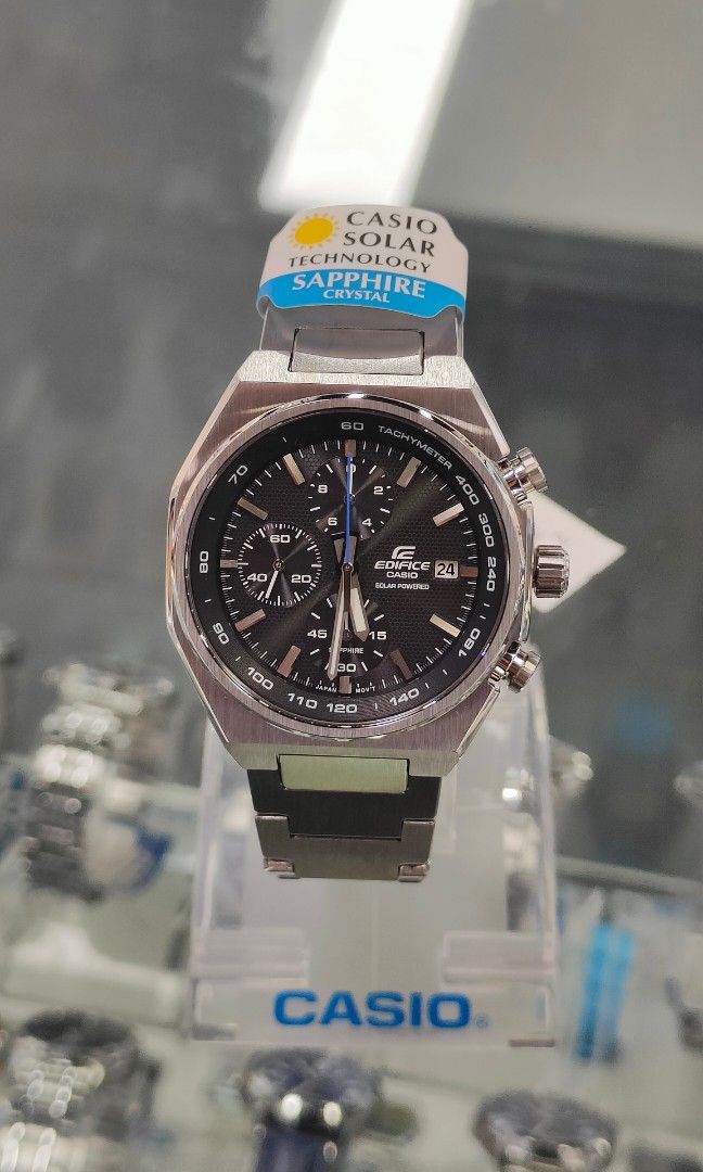 Edifice Casio Solar Chronograph Watch EFS-S660D-1ADF, Luxury, Watches ...